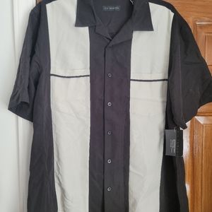NWT Black and off white casual shirt